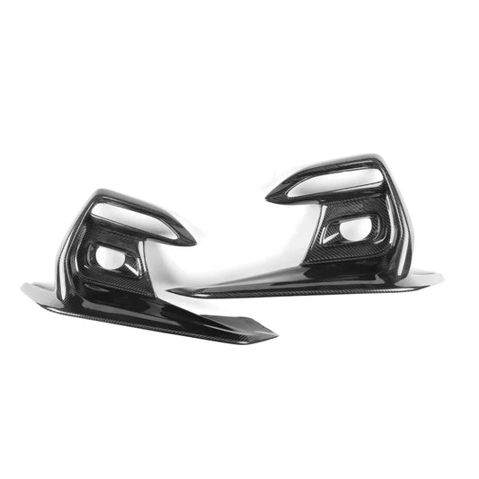 BYMTM Car front bumper Carbon fiber fog lampshade For Infiniti Q50 Sport 2018-2020