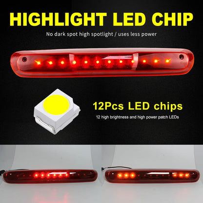 LED Third 3rd Brake Light High Mount Rear Cargo Stop Lamp for Chevy Silverado GMC Sierra 1500 2500 3500 HD Classic 2007-2013