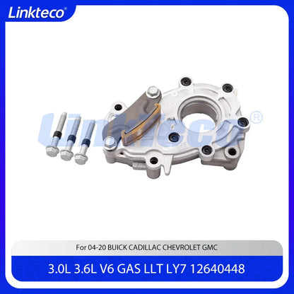 Engine part Oil pump Fit 3.0 3.6 T L V6 GAS LLT LY7 For 04-20 3.0T 3.6T GM BUICK CADILLAC CHEVROLET GMC ALLURE ENCLAVE 12640448