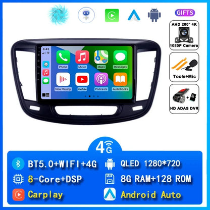 For Chrysler 200 200C 2015 - 2019 Android 14 Radio Video Player Car Autoradio Multimedia Screen Stereo Carplay Navigation