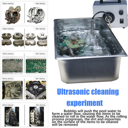 Ultrasonic Cleaner 316 Stainless Steel,3 Cleaning Mode,6L 10L 30L Portable Washing Machine,Ultraso