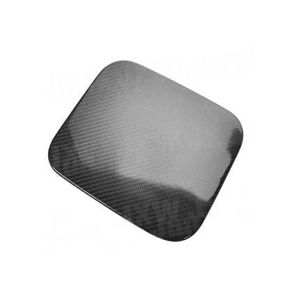 Carbon Fiber Outside Oil Filler Door Fuel Tank Cap Cover Decoration Parts for Infiniti Q50 2016-2022 Car Fuel Tank Cover Trims