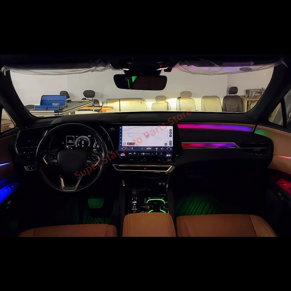 For Lexus RX 2023+ LED Atmosphere Lamp Automotive Interior Lighting Upgrade Ambient Light Car accessories screen &APP control