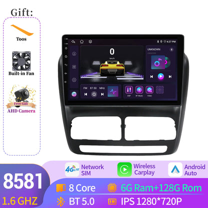 Car Radio For Fiat Doblo-Opel Combo Tour 2010-2015 Android 14 Wireless Carplay Multimedia 7862S 8G 256G Head Unit 2K QLED Screen