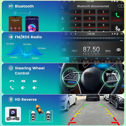 Android 14 Car Radio Multimedia For GMC Yukon 3 GMT 900 for Chevrolet Tahoe 3 III GMT900 2007 -2014 9" Screen Carplay Stereo GPS