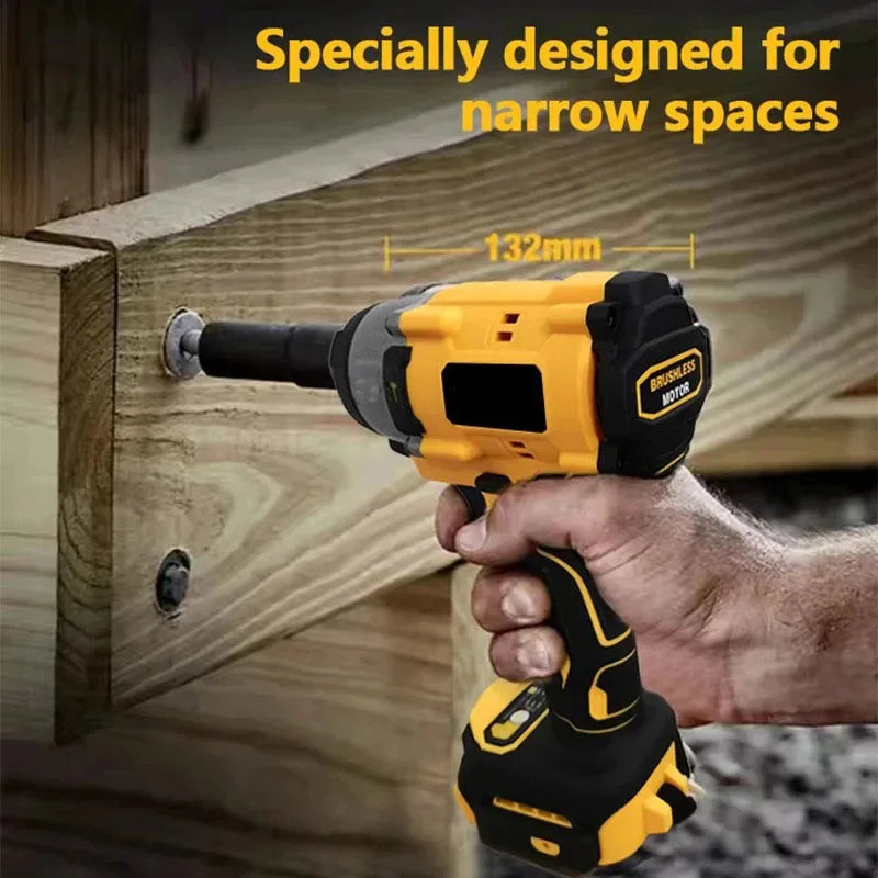 Electric Goddess Brushless Impact Electric Driver Electric Screwdriver Driver High Torque Tools for Dewalt 20V Battery power tools