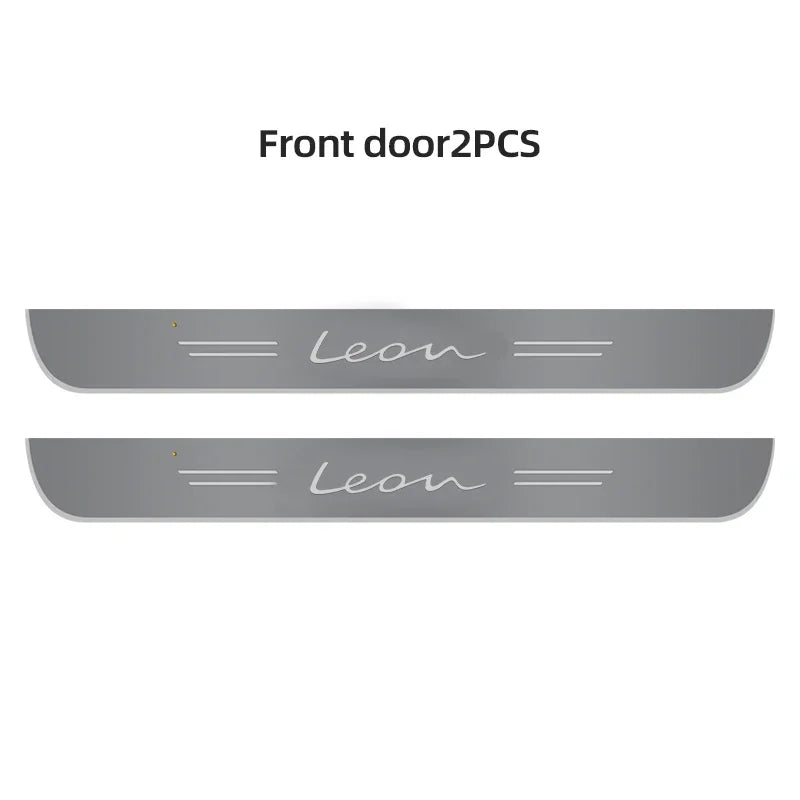 Luz ambiental de color para el umbral de la puerta del SEAT leon 5f FR mk2 mk3 accesorio protector del umbral de la puerta