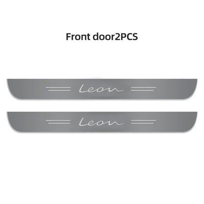 Luz ambiental de color para el umbral de la puerta del SEAT leon 5f FR mk2 mk3 accesorio protector del umbral de la puerta