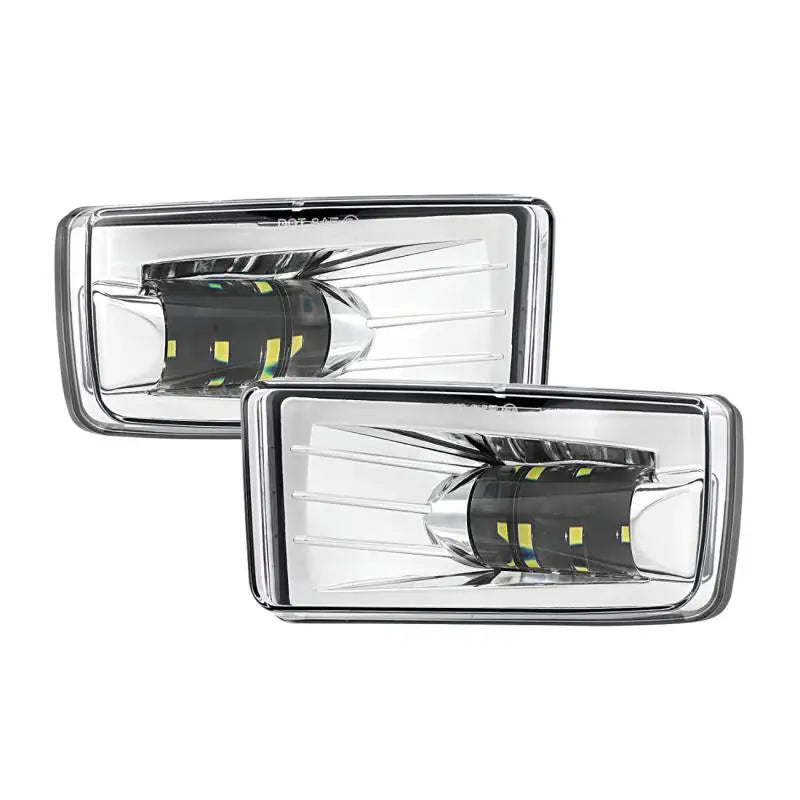 Fit for CHEVY TAHOE 2007-2017 GMC YUKON 2015-2016  Black Sliver Lights LED Fog Lights W/ 5202 Bulbs Fog Lamps Assembly