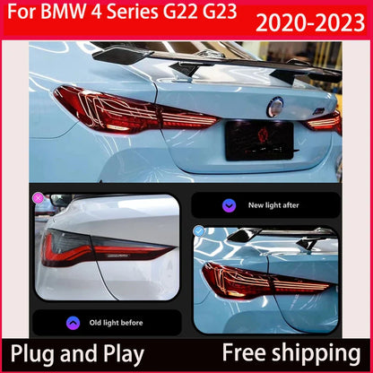 Taillight Assembly LED Dynamic Tail Light For  2020-2023 BMW 4 Series G22 G23 G26 G82 M4 CSL brake light DRL signal turn signal