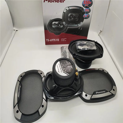 Free Shipping 1 Set Pioneer TS-6975 V3 500W MAX  80W NOM 6" x 9" 3-Way Coaxial 3-WAY 3VOIES Car Audio Speaker Made In Vietnaam