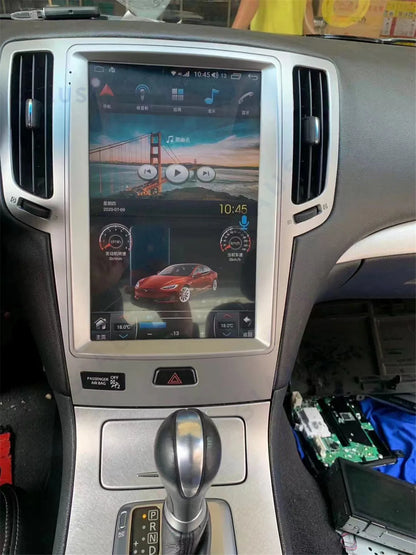 Android 12 For Infiniti GX G37 G25 G35 2008-2015 Car Radio Stereo Tesla Screen Multimedia Player Carplay Auto 8G+128G 4G