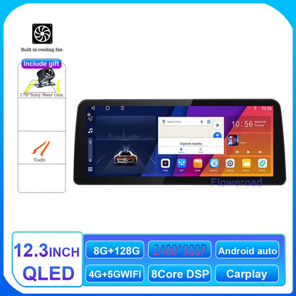 12.3inch 2400*900 Android 14 For Dodge Ram 1500 5500 2013 - 2019 Car Radio Multimedia Video Player Navigation Carplay auto WIFI