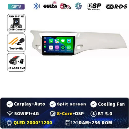 Car Radio Carplay Android 15 For Citroen C3 DS3 2010 - 2016 Navigation GPS Android Auto Multimedia Player Stereo 4G Wifi No 2din