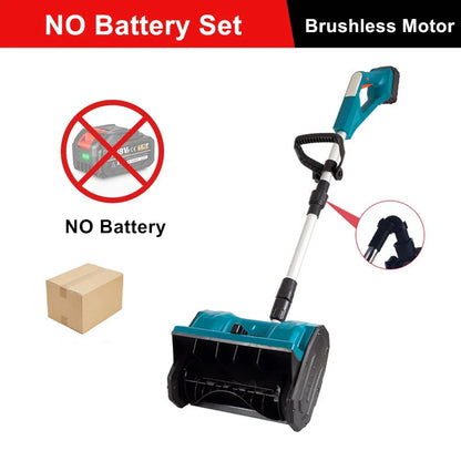 New Winter Brushless Electric Snowplow Lithium Electric Snow Sweeper Cordless Snow Shovel courtyard Street For Makita Battery power tools