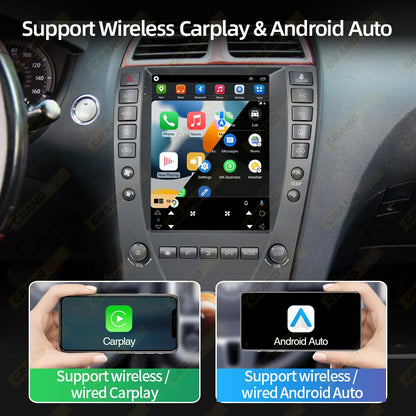 9.7inch Android 13 Car Radio For Lexus ES ES240 ES300 ES330 ES350 2007-2012 For Tesla Style Screen Car Radio Multimedia Player