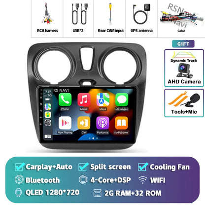 Android 14 Car Radio For Renault Lodgy Dacia Dokker 2012 2013 - 2021 Autoradio Auto Carplay WIFI+4G Multimedia DSP Stereo Player