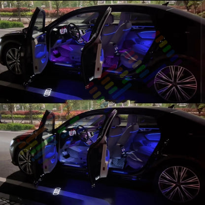 For Audi A1 A3 A4 A5 A6 A7 A8 - Symphony LED Interior Ambient Light Kit, Create a Magical and Enchanting Atmosphere in Your Car