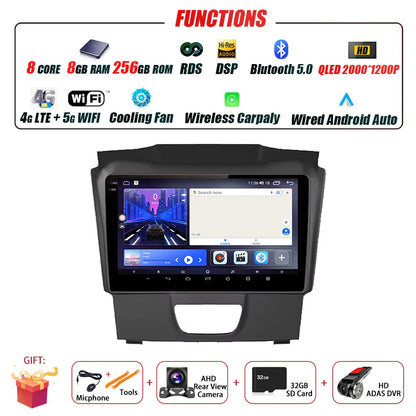 Android Auto Car Radio For Isuzu DMAX 2015 - 2019 Multimedia Stereo Video Player Navigation GPS Carplay 4G WIFI DSP RDS BT
