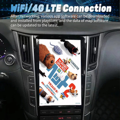 13.6" Android Car Radio For Infiniti Q50 Q50l Q50s Q60 2014-2020 Multimedia Video Stereo GPS Navigation Carplay DSP Head Unit