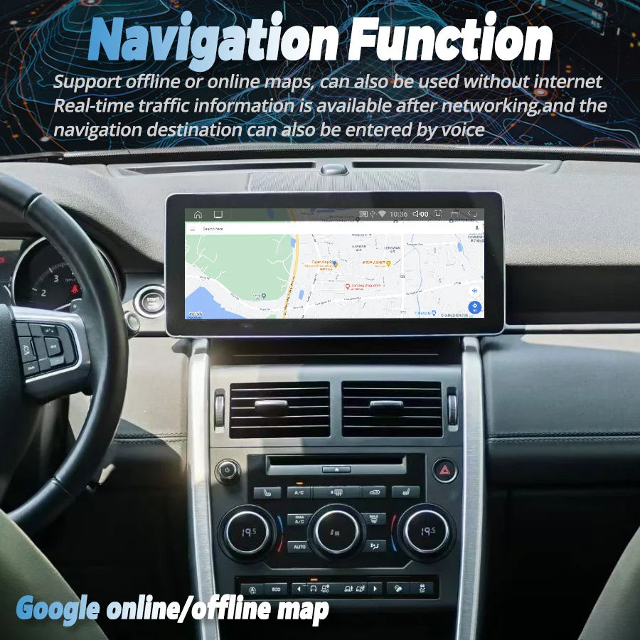12.3 Inch Android 13 For Land Rover Discovery Sport L550 2015-2019 Multimedia Player GPS Navigation Auto Radio Stereo Head Unit