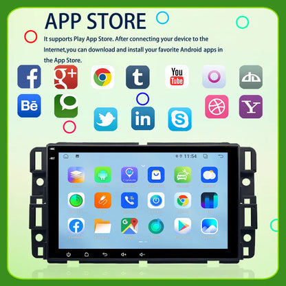 CarPlay Head Unit for Chevrolet Express Van, 4G, WiFi, Android 13, GPS, Tahoe, GMC Yukon, Acadia, Auto Radio