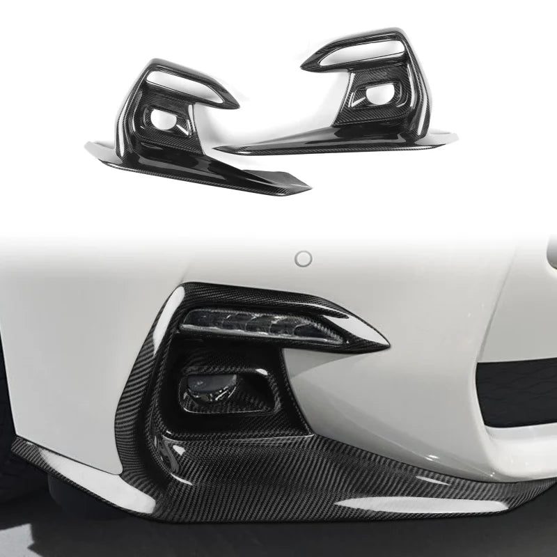 BYMTM Car front bumper Carbon fiber fog lampshade For Infiniti Q50 Sport 2018-2020