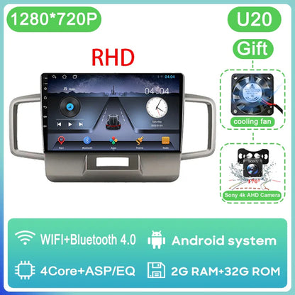 WIFI For Honda Freed 1 2008 - 2016 Car Radio Multimedia Video Player Navigation GPS Android Auto QLED Screen No 2din 2 din DVD