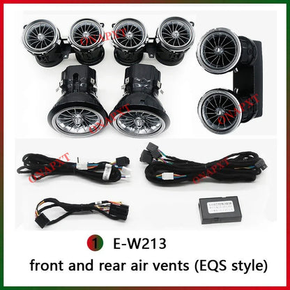 For Mercedes-Benz E-class W213 Coupe W238 LED Ambient Light 3D Tweeter Speeker Backlight Air Vent Turbine Car Atmosphere Lamp