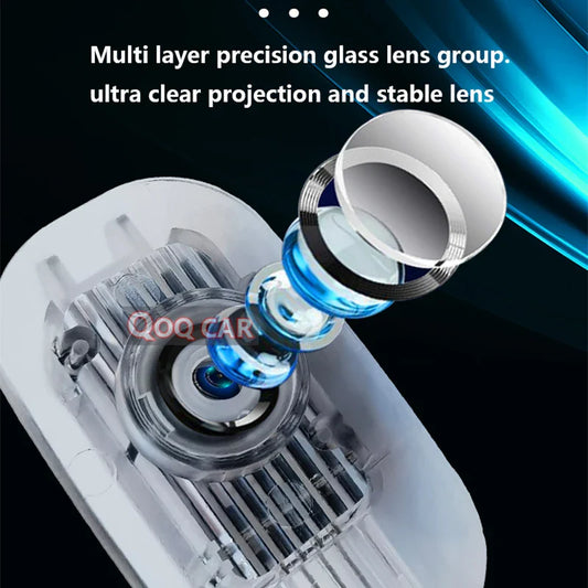 Led Car Door Logo Welcome Lamp Shadow Light For Mercedes Benz EQE 350 EQS Laser Projector Ghost Light Accessories Not Fade Glass