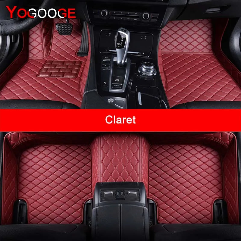 YOGOOGE Custom Car Floor Mats For Infiniti G G25 G35 G37 Auto Carpets Foot Coche Accessorie