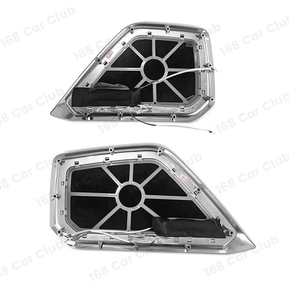 LED 32 Colours Ambient Light For Audi A6 A7 C8 RS6 RS7 Auto Door RGB Horn Cover Decorative Lamp Modified Parts LED Speaker Cover