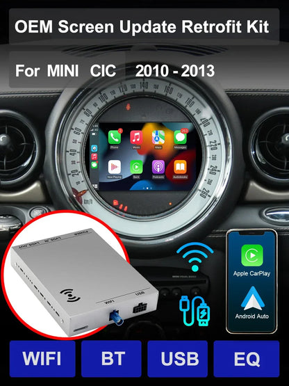 Wireless Carplay For MINI Cooper JWC R55 R56 R57 F55 F56 F57 Countryman F60 R60 Peaceman R61 CCC CIC NBT Android Auto Module Box