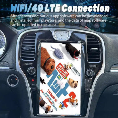 13.6inch 128GB For Chrysler 300C 2012 2019 Android 12 Tesla Screen GPS Navigation Car Multimedia Video Player Head Unit Carplay