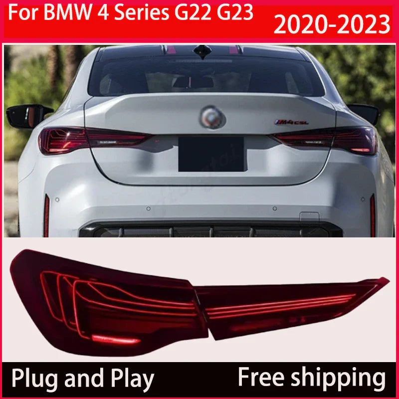 Taillight Assembly LED Dynamic Tail Light For  2020-2023 BMW 4 Series G22 G23 G26 G82 M4 CSL brake light DRL signal turn signal