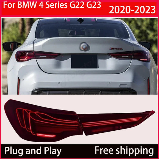 Taillight Assembly LED Dynamic Tail Light For  2020-2023 BMW 4 Series G22 G23 G26 G82 M4 CSL brake light DRL signal turn signal