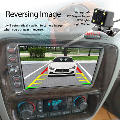 Android 13 Car Radio Stereo GPS For Chevrolet Silverado Suburban Tahoe & GMC Sierra 2003-2006 Hummer Multimedia Video Player