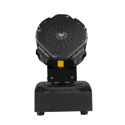 2 Arms Rotating Moving Head Light 8PCS Beads Stage Effect RGBW Beam Laser Strobe Disco Party DMX Sound Control Light power tools