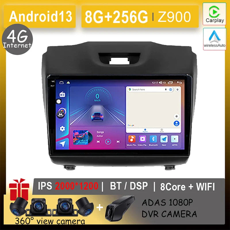 Car Radio Android For Chevrolet Holden S10 TRAILBLAZER COLORADO ISUZU DMAX Auto Navigation Carplay NO 2din DVD Player Stereo
