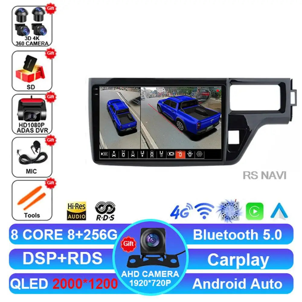 Android 14 Car Radio For Honda Stepwgn 5 2015 - 2021 4G LTE DSP Navigation BT Viedo Player DVD Wireless Carplay Auto 2 DIN GPS
