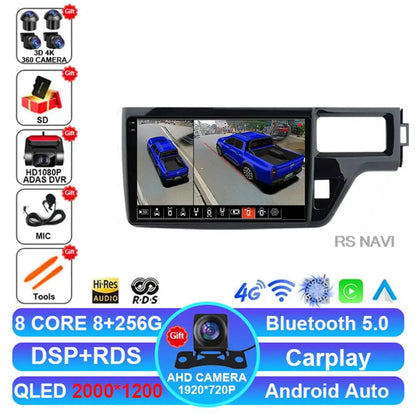 Android 14 Car Radio For Honda Stepwgn 5 2015 - 2021 4G LTE DSP Navigation BT Viedo Player DVD Wireless Carplay Auto 2 DIN GPS
