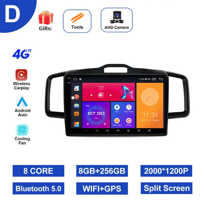 10 inch Android System for Honda Freed 2008 - 2016 Navigation GPS Car Multimedia Radio Video Player DSP Stereo WiFi+4G Bluetooth
