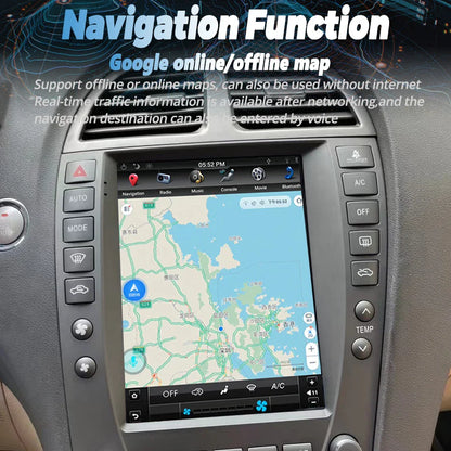 Android 14 Screen Car Radio Stereo For Lexus ES240 ES250 ES300 ES330 ES350 ES 350 2007 GPS Carplay Navigation Video Player