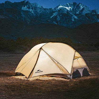 Naturehike Mongar UL 1-2 Person Tent 15D Nylon Ultralight Waterproof Backpacking Outdoor Hiking Cycling Travel Camping Tents