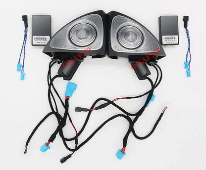 For Mercedes-Benz E-class W213 Coupe W238 LED Ambient Light 3D Tweeter Speeker Backlight Air Vent Turbine Car Atmosphere Lamp