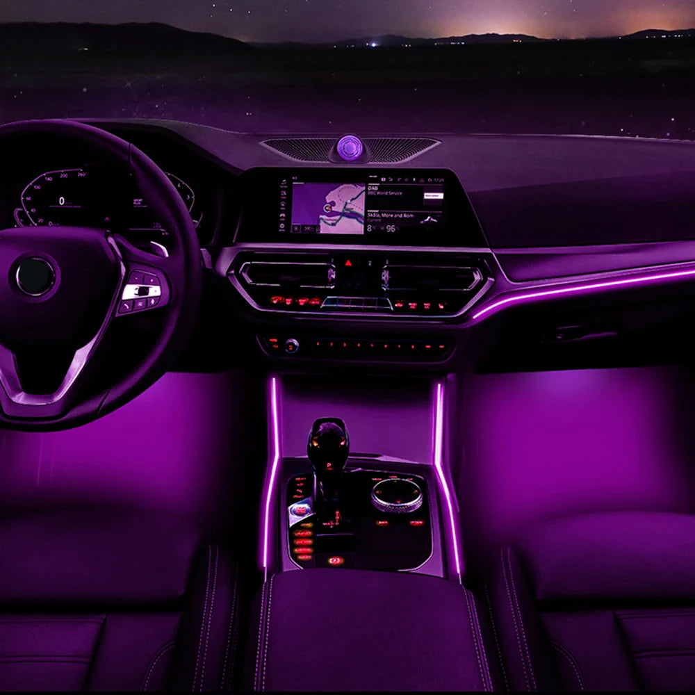 11 Colours Center console Saddle light For BMW New 3/4 Series G20 G22 M3 M4 LED decorative lights in the car Ambient light Refit