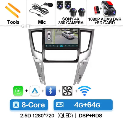 Android 14 Car Radio For Mitsubishi L200 5 2018 - 2021 Multimedia Video Player 4G WIFI Wireless Carplay Auto Head Unit QLED 2DIN