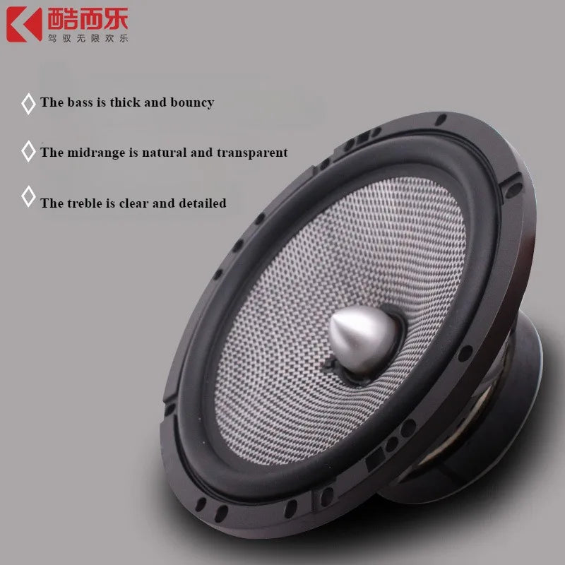 New High-quality Two-way Car Audio Modification Kit Amplifier 6.5 Inch 12v High Power Speaker Front Door Speaker Kit
