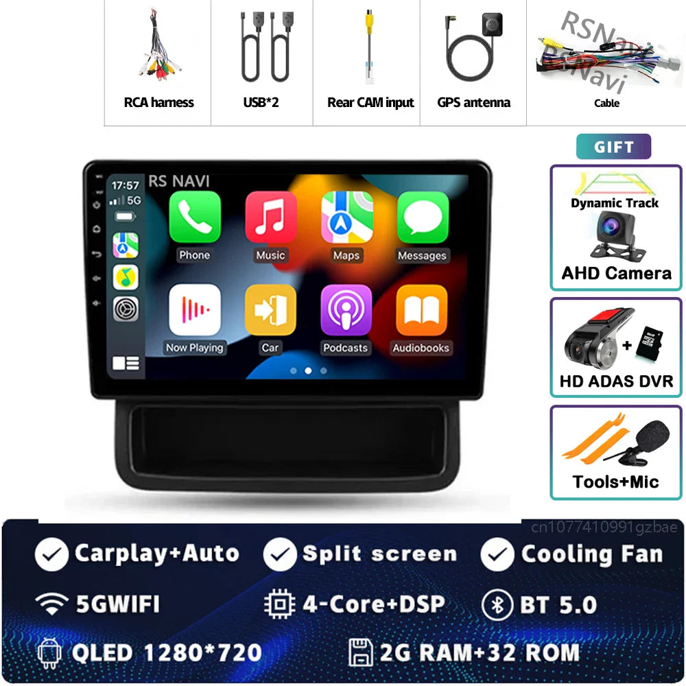 Android 14 Carplay Auto For Renault Trafic 2 For Opel Vivaro A For Nissan primastar 2006 - 2014 Car Radio Stereo Player Video BT