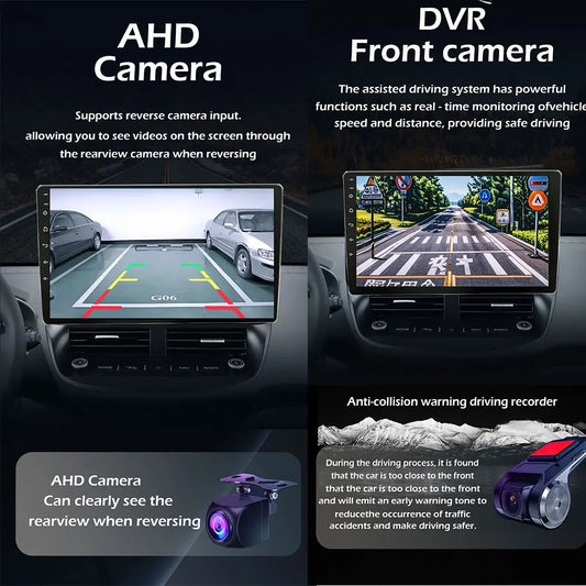 Car Radio Carplay For Honda Pilot 2016 - 2019 GPS Navigation Android Auto Stereo Multimedia Player 5G Wifi Screen BT RDS